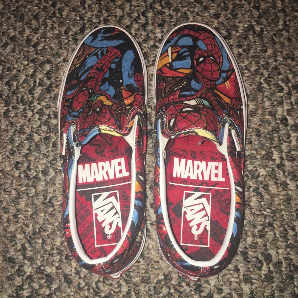 Spider-Man slip on vans